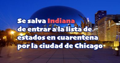 Se salva Indiana de entrar a la lista de estados en cuarentena por la ciudad de Chicago