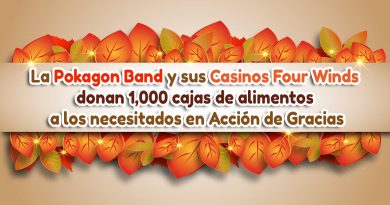 La Pokagon Band y sus Casinos Four Winds donan 1,000 cajas de alimentos a los necesitados en Acción de Gracias