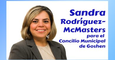 Sandra Rodríguez-McMasters para el Concilio Municipal de Goshen