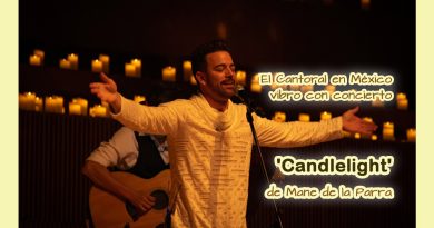 El Cantoral en México vibro con concierto 'Candlelight' de Mane de la Parra