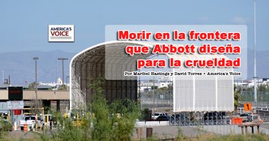 Morir en la frontera que Abbott diseña para la crueldad
