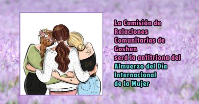 La Comisión de Relaciones Comunitarias de Goshen será la anfitriona del Almuerzo del Día Internacional de la Mujer