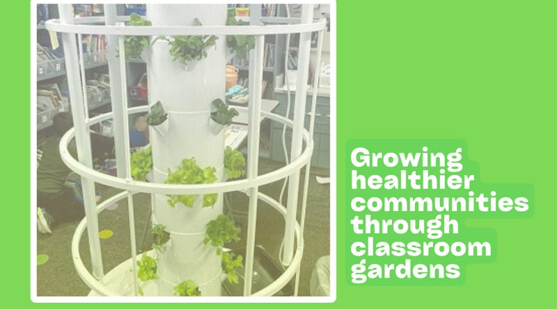Growing healthier communities through classroom gardens