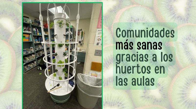 Comunidades más sanas gracias a los huertos en las aulas