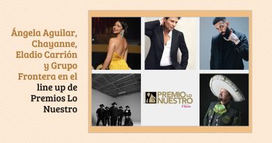 Ángela Aguilar, Chayanne, Eladio Carrión y Grupo Frontera en el line up de Premios Lo Nuestro