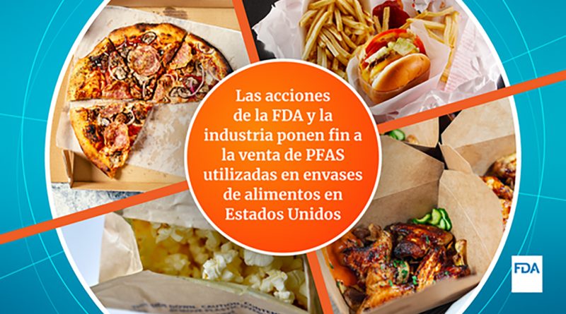 Las acciones de la FDA y la industria ponen fin a la venta de PFAS utilizadas en envases de alimentos en los Estados Unidos