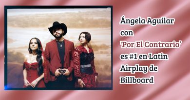 Ángela Aguilar con 'Por El Contrario’ es#1 en Latin Airplay de Billboard 