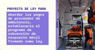 Proyecto de ley para abordar los pagos de proveedor de ambulancia, establecería el programa de subvención de respuesta móvil firmado como ley