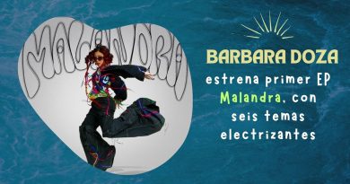 Barbara Doza estrena primer EP Malandra, con seis temas electrizantes