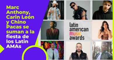 Marc Anthony, Carin León y Chino Pacas se suman a la fiesta de los Latin AMAs