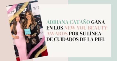 Adriana Cataño gana en los New You Beauty Awards por su línea de cuidados de la piel