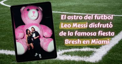 El astro del futbol Leo Messi disfrutó de la famosa fiesta Bresh en Miami