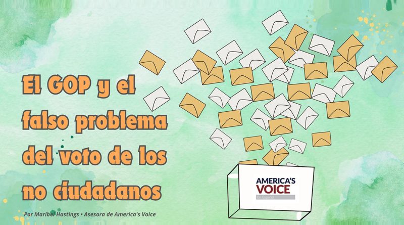 El GOP y el falso problema del voto de los no ciudadanos