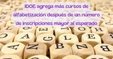 IDOE agrega más cursos de alfabetización después de un número de inscripciones mayor al esperado