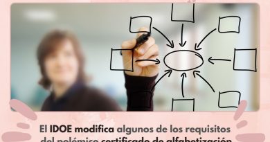 El IDOE modifica algunos de los requisitos del polémico certificado de alfabetización