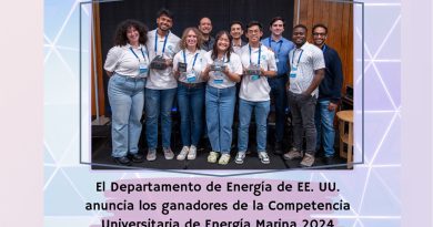 El Departamento de Energía de EE. UU. anuncia los ganadores de la Competencia Universitaria de Energía Marina 2024