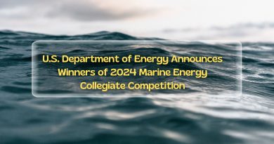 U.S. Department of Energy Announces Winners of 2024 Marine Energy Collegiate Competition