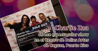 Charlie Zaa ofrece espectacular show en el Centro de Bellas Artes de Caguas, Puerto Rico