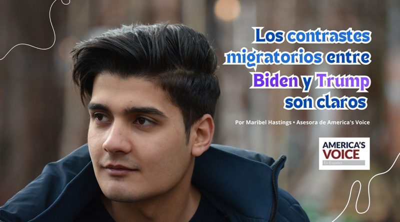 Los contrastes migratorios entre Biden y Trump son claros 