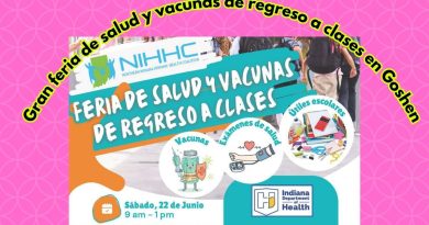 Gran feria de salud y vacunas de regreso a clases en Goshen
