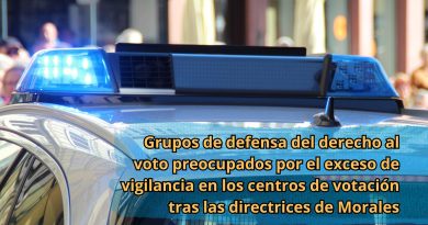 Grupos de defensa del derecho al voto preocupados por el exceso de vigilancia en los centros de votación tras las directrices de Morales