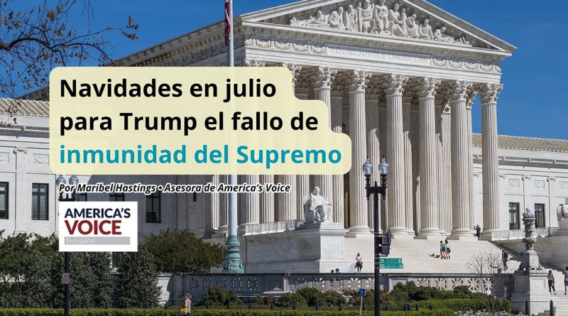 Navidades en julio para Trump el fallo de inmunidad del Supremo