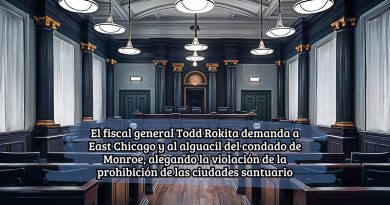 El fiscal general Todd Rokita demanda a East Chicago y al alguacil del condado de Monroe, alegando la violación de la prohibición de las ciudades santuario