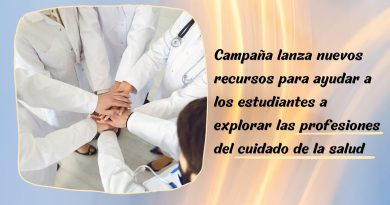 Campaña lanza nuevos recursos para ayudar a los estudiantes a explorar las profesiones del cuidado de la salud