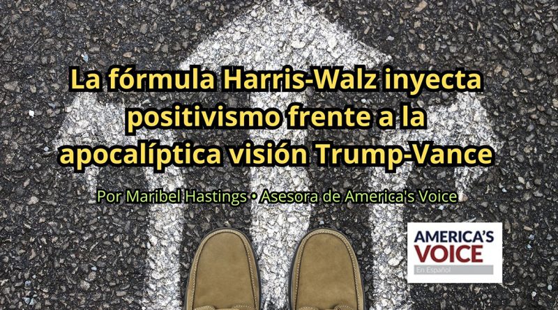 La fórmula Harris-Walz inyecta positivismo frente a la apocalíptica visión Trump-Vance