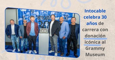 Intocable celebra 30 años de carrera con donación icónica al Grammy Museum