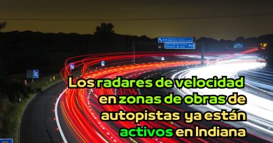 Los radares de velocidad en zonas de obras de autopistas ya están activos en Indiana
