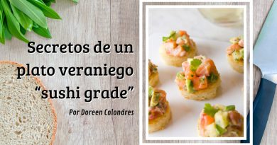Secretos de un plato veraniego “sushi grade”