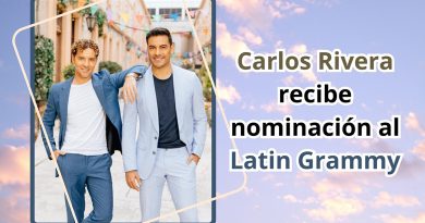 Carlos Rivera recibe nominación al Latin Grammy
