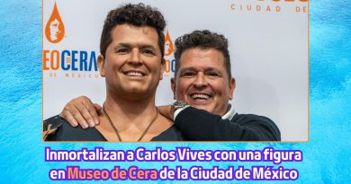 Inmortalizan a Carlos Vives con una figura en Museo de Cera de la Ciudad de México