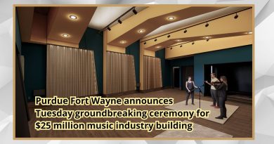 Purdue Fort Wayne announces Tuesday groundbreaking ceremony for $25 million music industry building
