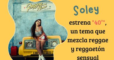 Soley estrena "40°", un tema que mezcla reggae y reggaetón sensual