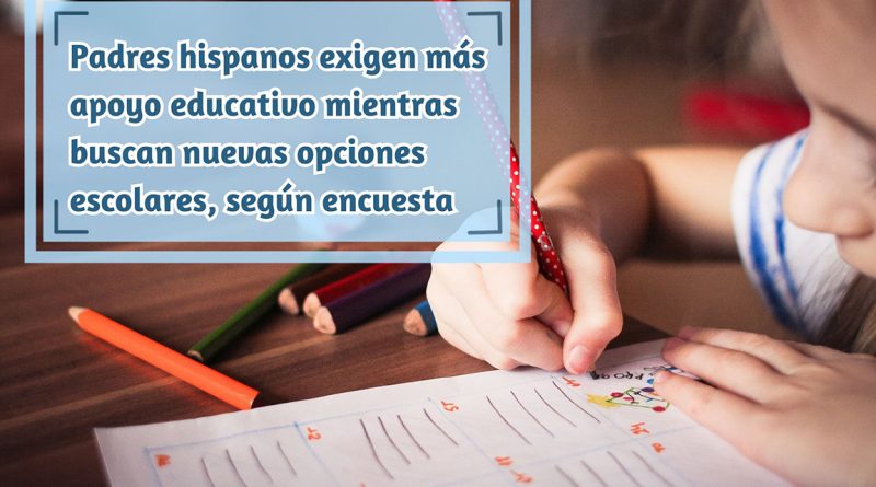 Padres hispanos exigen más apoyo educativo mientras buscan nuevas opciones escolares, según encuesta