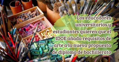 Los educadores universitarios y estudiantes quieren que el IDOE añada requisitos de arte a la nueva propuesta de diploma de bachillerato