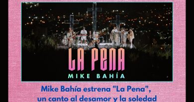Mike Bahía estrena "La Pena", un canto al desamor y la soledad
