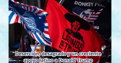 Deserción, desagrado y un creciente apoyo latino a Donald Trump