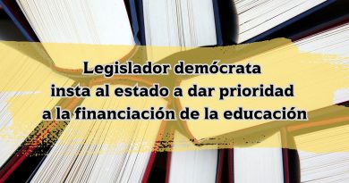 Legislador demócrata insta al estado a dar prioridad a la financiación de la educación
