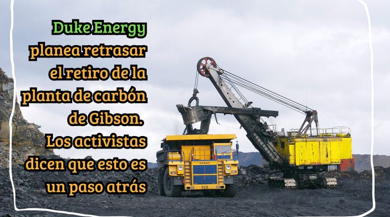 Duke Energy planea retrasar el retiro de la planta de carbón de Gibson. Los activistas dicen que esto es un paso atrás