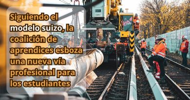 Siguiendo el modelo suizo, la coalición de aprendices esboza una nueva vía profesional para los estudiantes