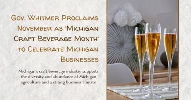 Gov. Whitmer Proclaims November as ‘Michigan Craft Beverage Month’ to Celebrate Michigan Businesses