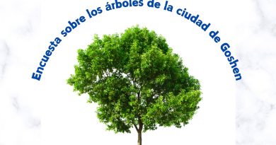 Encuesta sobre los árboles de la ciudad de Goshen