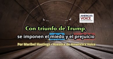 Con triunfo de Trump, se imponen el miedo y el prejuicio