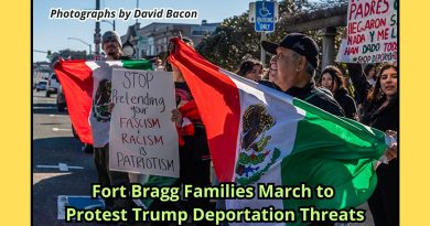 Fort Bragg Families March to Protest Trump Deportation Threats