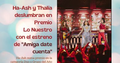 Ha-Ash y Thalía deslumbran en Premio Lo Nuestro con el estreno de "Amiga date cuenta"