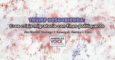 Trump desgobierna: Crea crisis migratoria con fines politiqueros