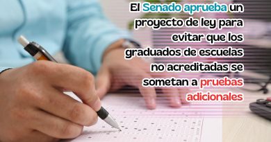 El Senado aprueba un proyecto de ley para evitar que los graduados de escuelas no acreditadas se sometan a pruebas adicionales